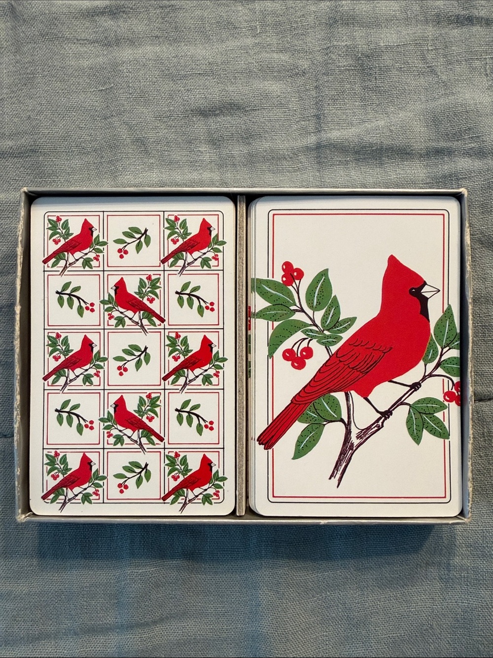 Red Cardinal Playing Cards Deck - The Cape Shore Line
